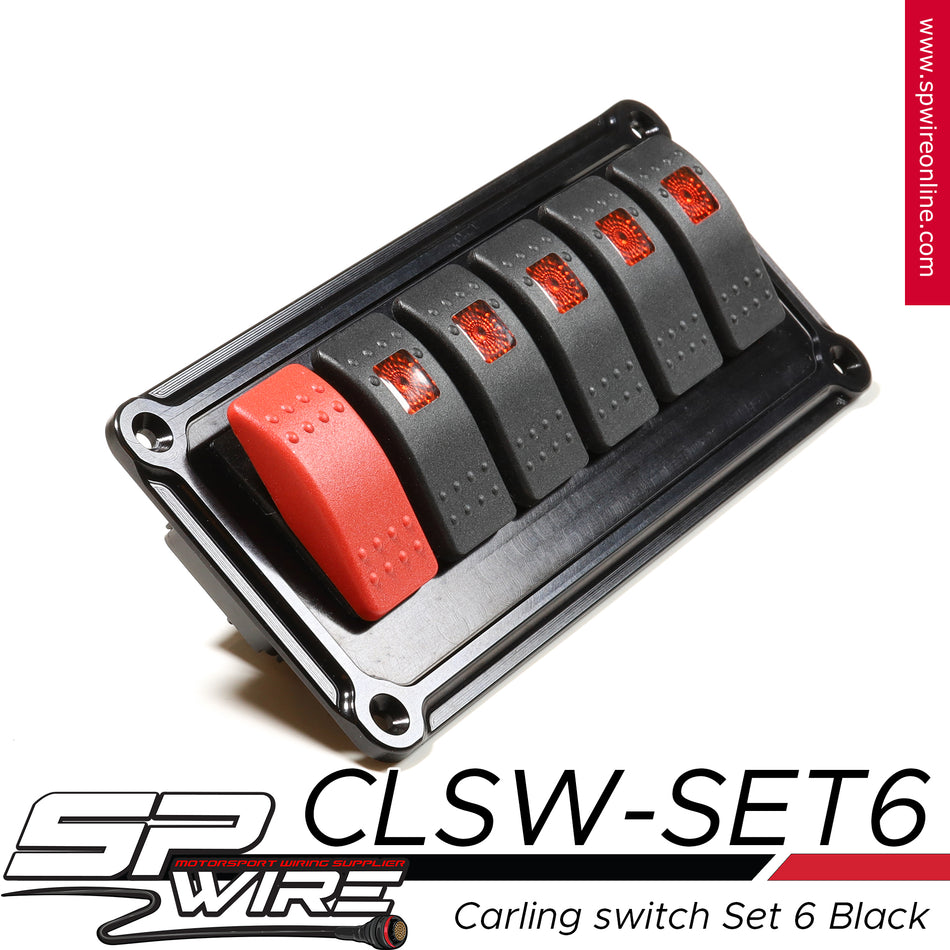 Clsw-set6 #Carling Switch Momen1 On-Off5 + Plate