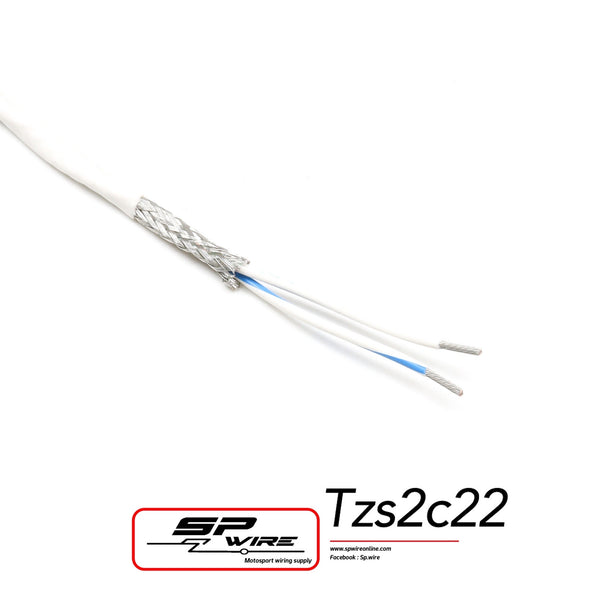 TZS2C22 #TEFZEL SB SHIELD  2CORE 22 AWG