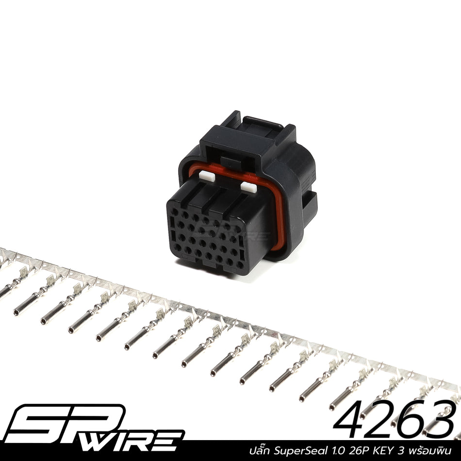 4263 #ปลั๊ก D MOTEC M 150 พร้อมพิน