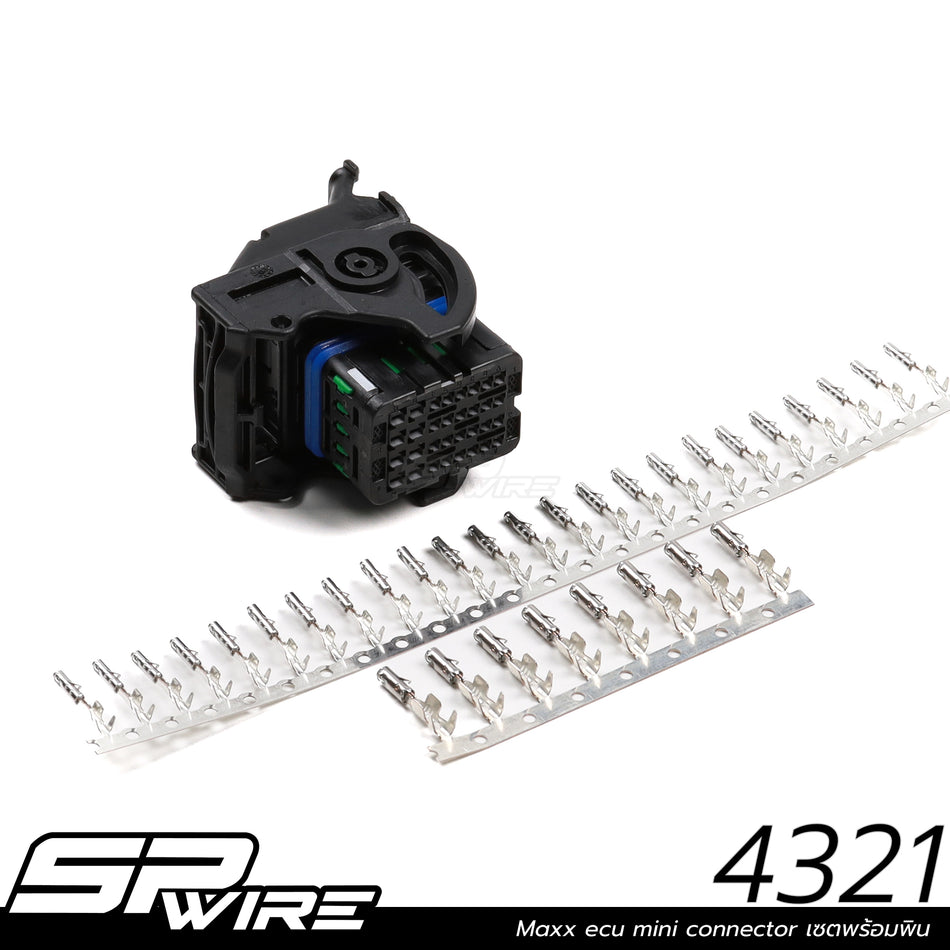 4321 #Maxx ecu mini connector เซตพร้อมพิน