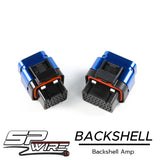 #Backshell34-B  BackshellAmp34 สีดำ