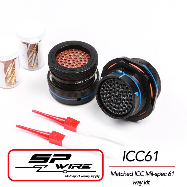 ICC61 #Matched ICC Mil-spec 61 way kit #Contact Size 20 AWG 61 way Shell Size 24