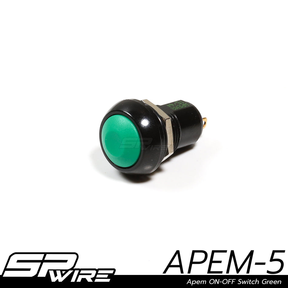 Apem-5 #Apem ON-OFF Switch Green
