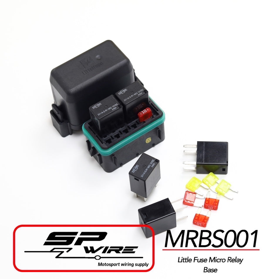 MRBS001 #กล่อง Micro รีเลย์ Little fuse แบบกันน้ำ ใบเล็ก