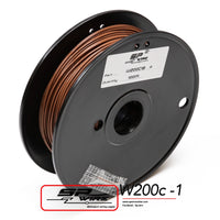 W200C20-1 #สายไฟทนความร้อนสูงสีน้ำตาล 0.8mm Spool100m.