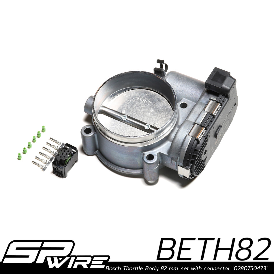 Bosch Thorttle Body 82 mm.พร้อมชุดคอนเนคเตอร์ BETH82 #