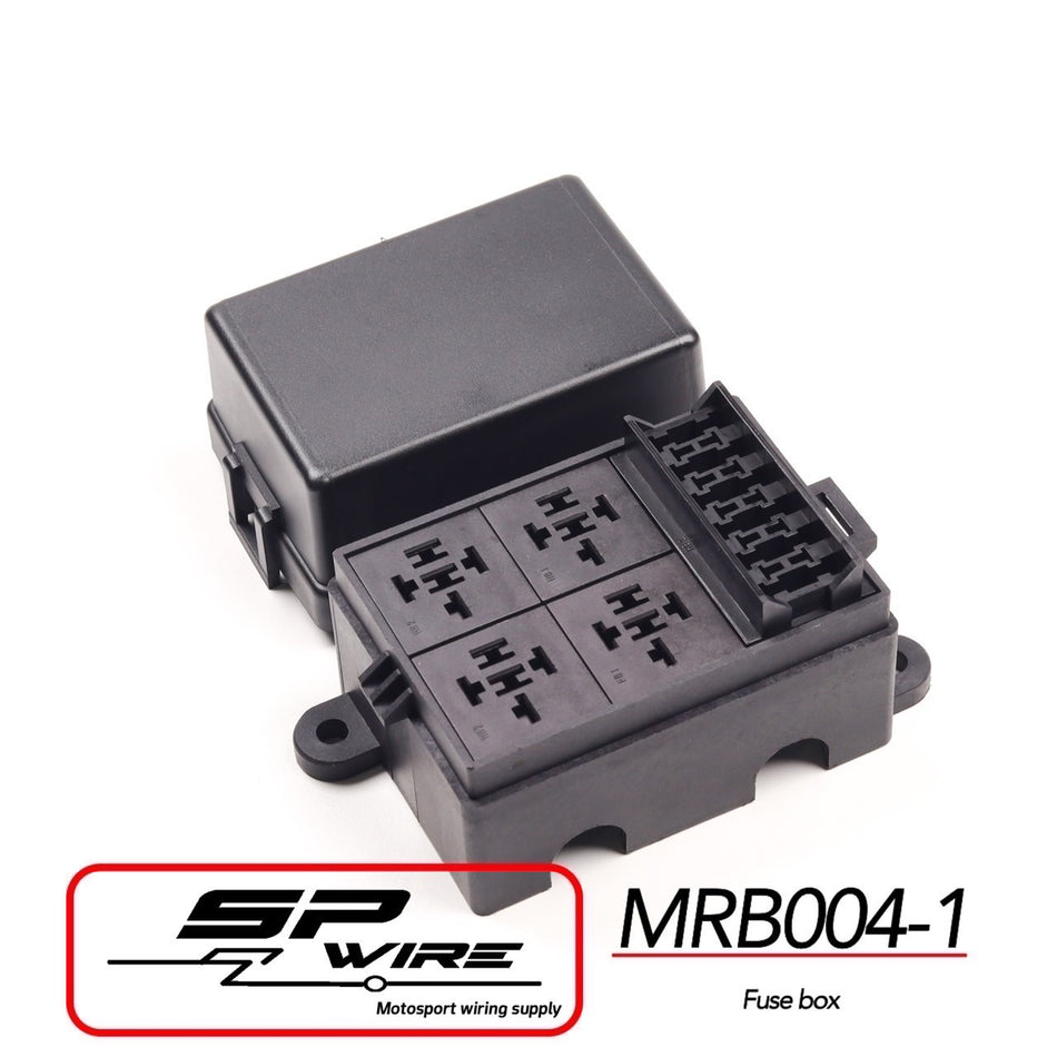 MRB004-1 #กล่องรีเลย์ M 4 ช่อง ฟิวส์ M 6 ช่อง