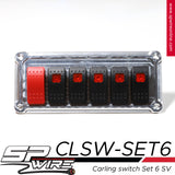 Clsw-set6 #Carling Switch Momen1 On-Off5 + Plate