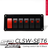 Clsw-set6 #Carling Switch Momen1 On-Off5 + Plate