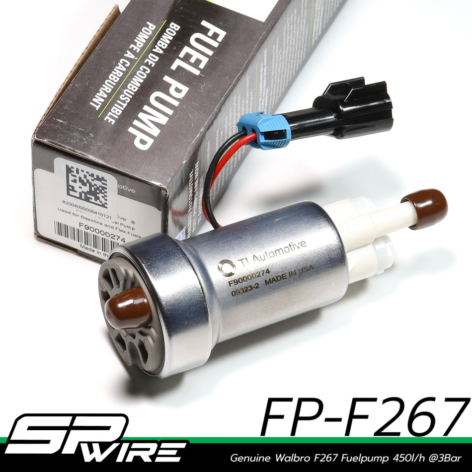 FP-F267	Genuine Walbro F267 Fuel pump 450l/h @3Bar