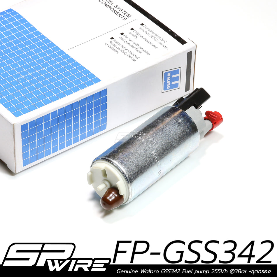 FP-GSS342 Geniune Walbro GSS342 Fuel pump 255l/h @3Bar