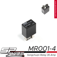 MR001-4 #Relay 4 ขา Songchuan 35 AMP *ตัวเล็ก