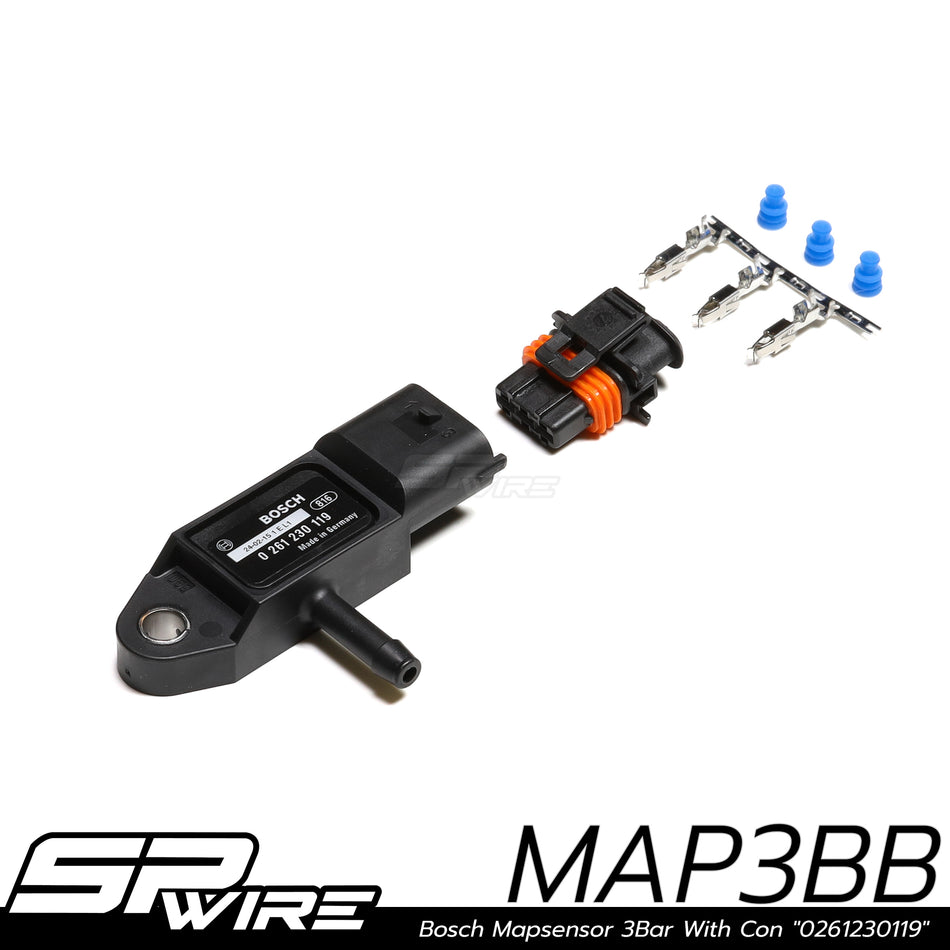 Bosch Mapsensor 3Bar With Con "0261230119"