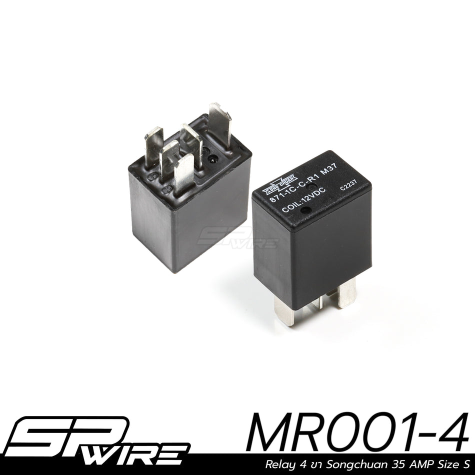 Relay 4 ขา Songchuan 35 AMP Size S MR001-4