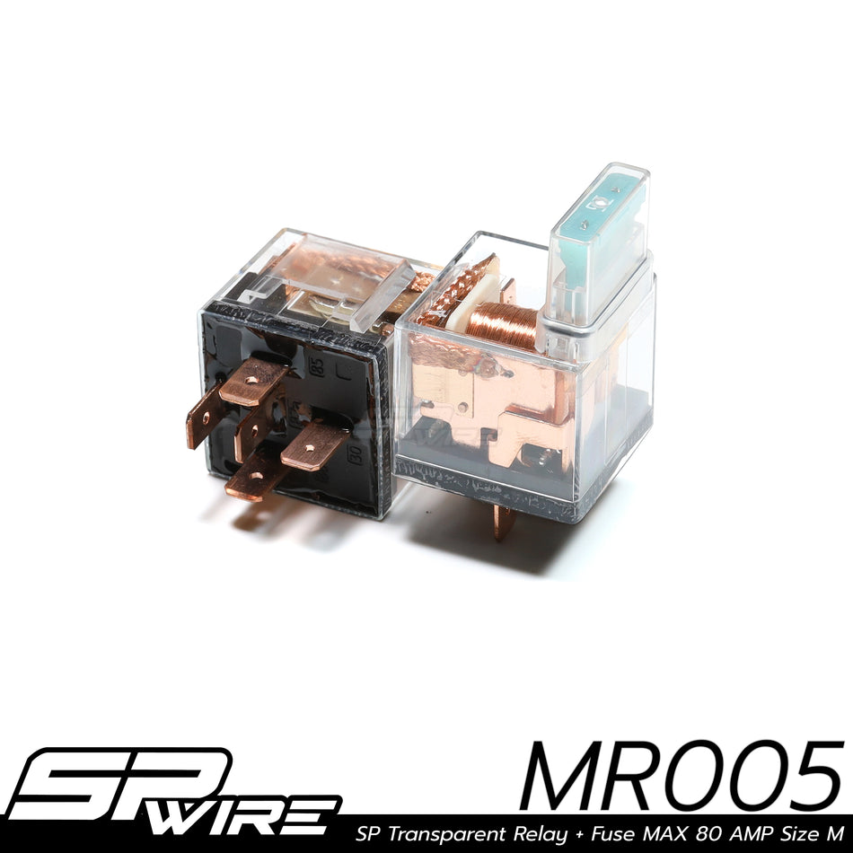 Fused Relay 12V 30A/40A 5-Pin Size M MR005