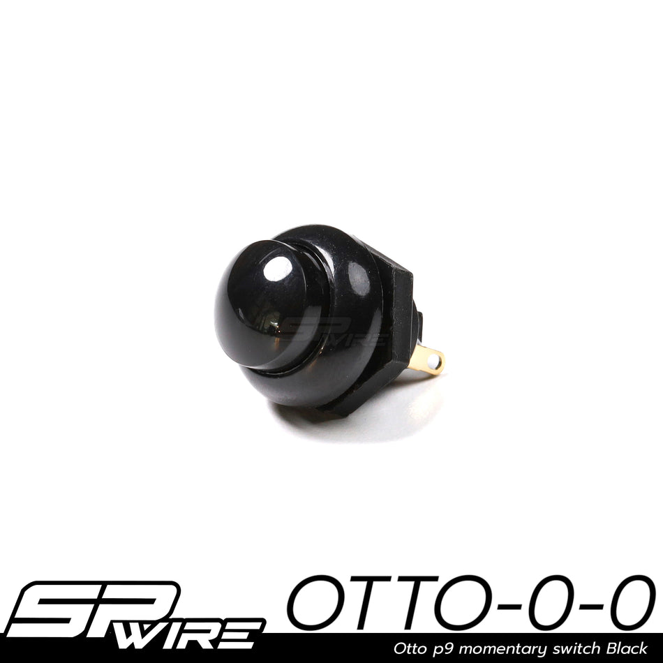 OTTO-0-0 #Otto p9 momentary switch Black