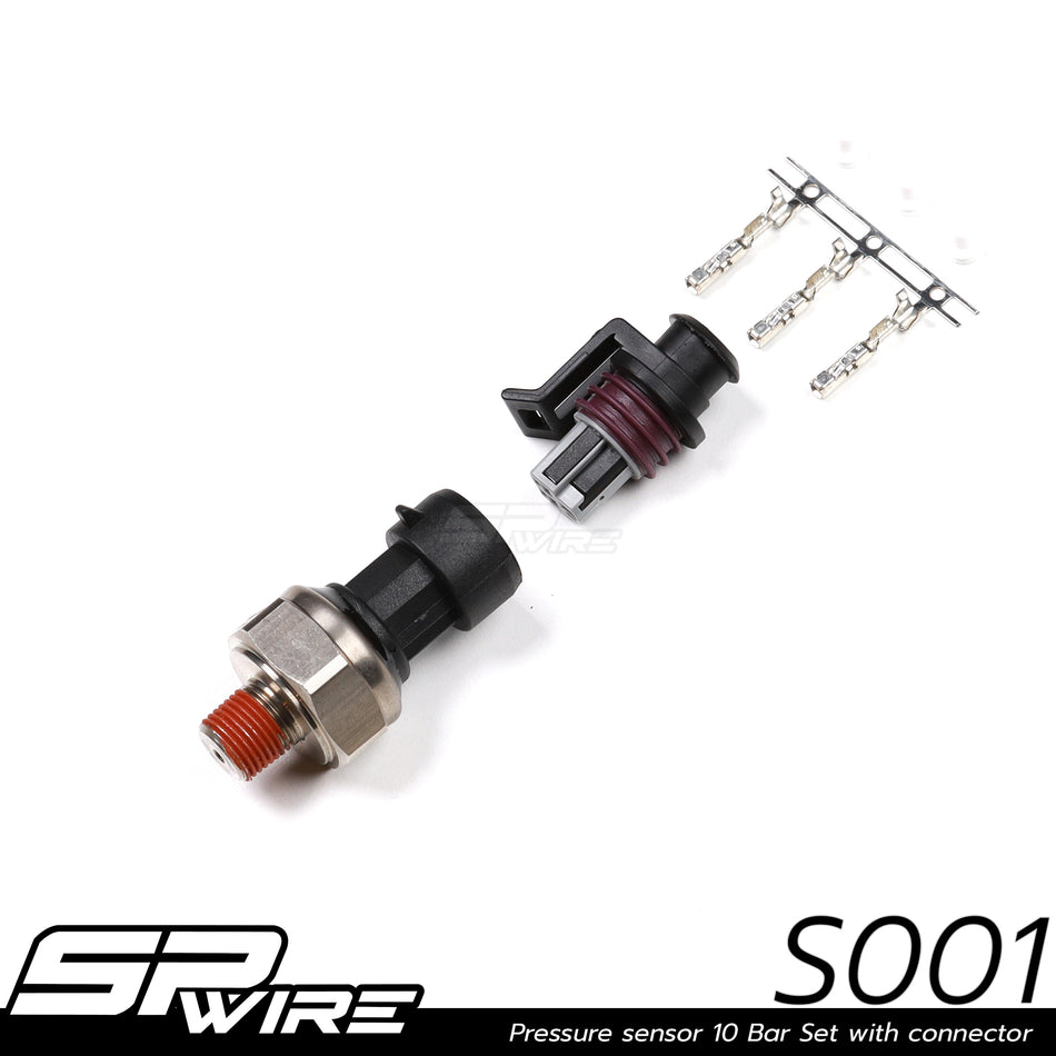 S001 #Pressure sensor 10 Bar Set with connector