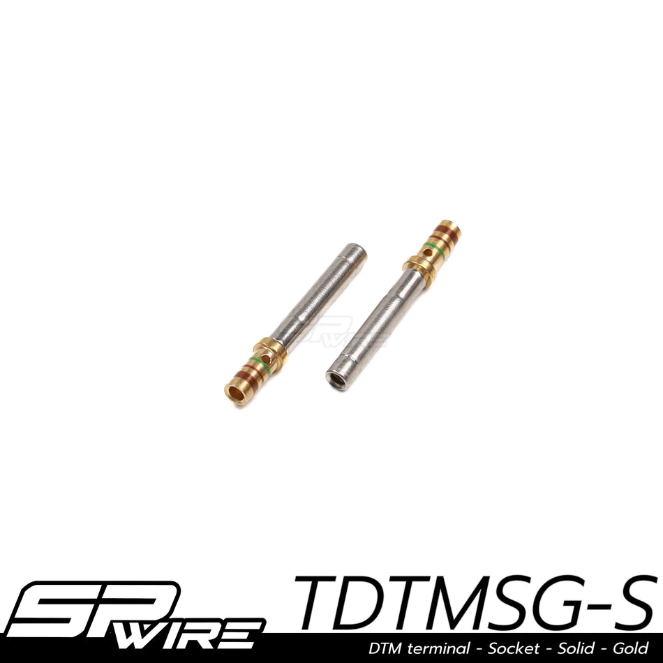 TDTMSG-S #DTM terminal - Socket - Solid - Gold
