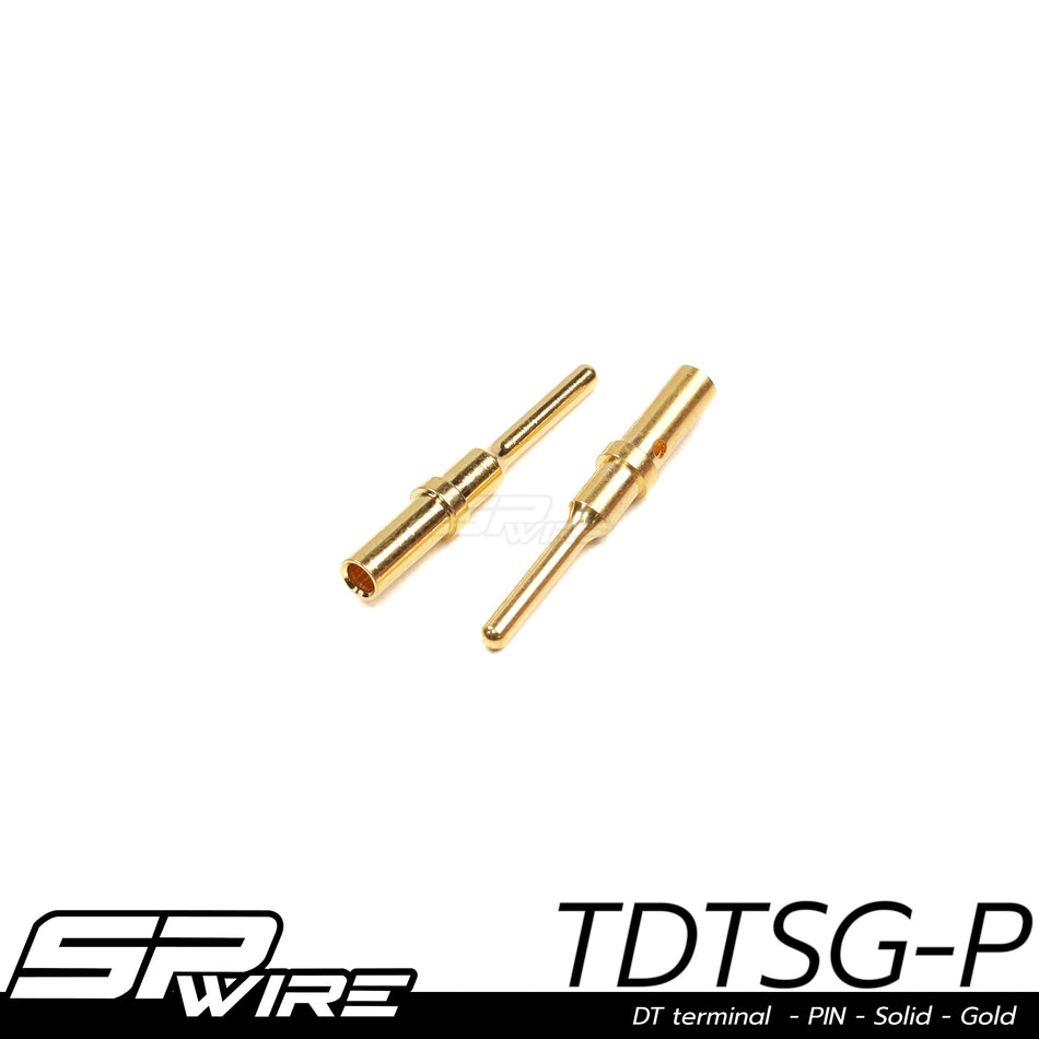 TDTSG-P #DT terminal - PIN - Solid - Gold