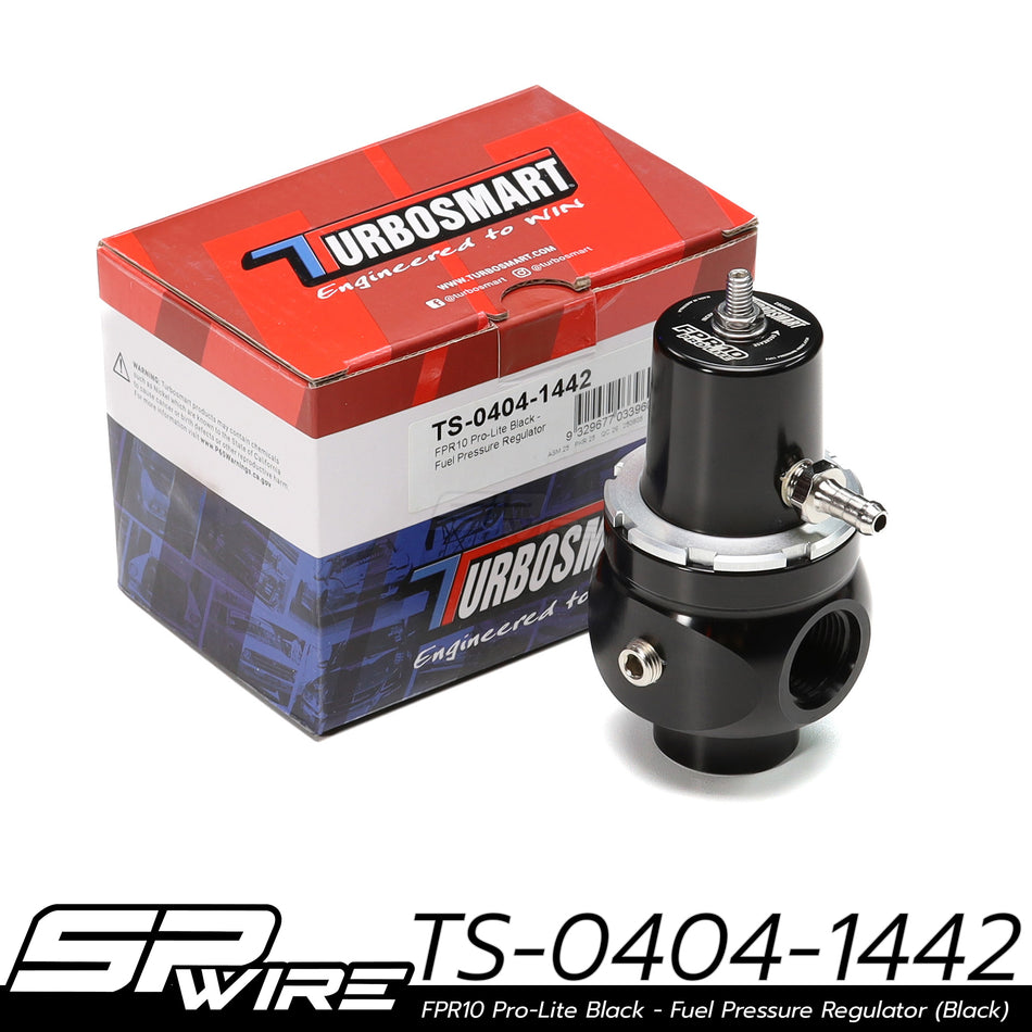 FPR10 Pro-Lite Black - Fuel Pressure Regulator (Black) #TS-0404-1442