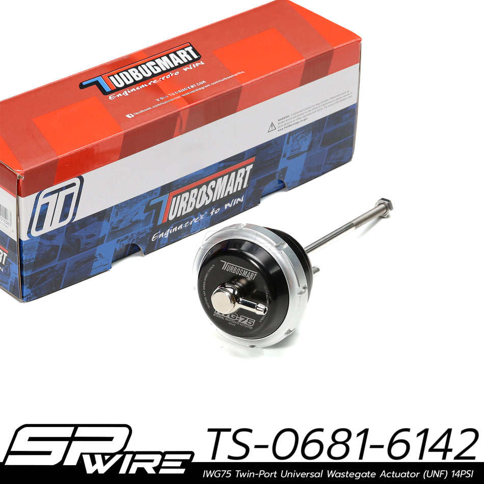 IWG75 Twin-Port Universal Wastegate Actuator (UNF) 14PSI #TS-0681-6142