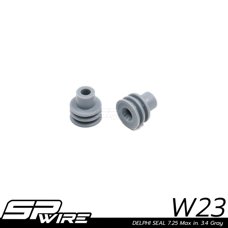 #W23  DELPHI SEAL 7.25 Max in. 3.4 Gray