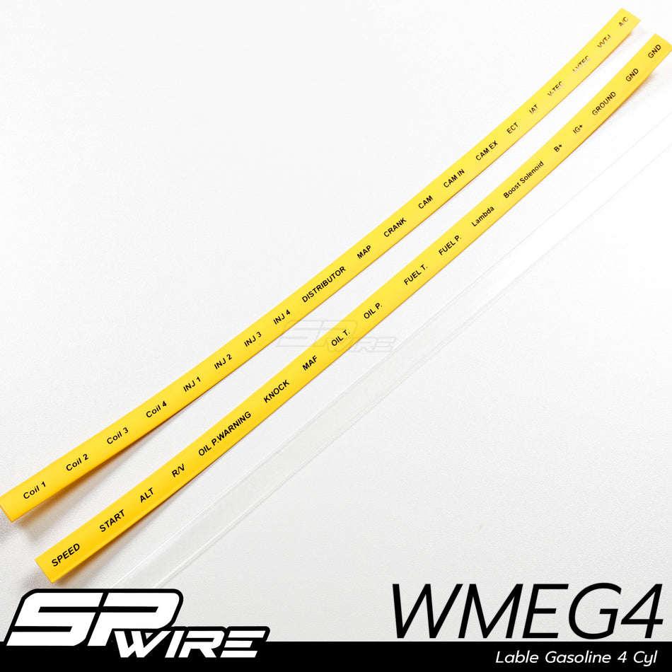 WMEG4 #Lable Gasoline 4 Cyl