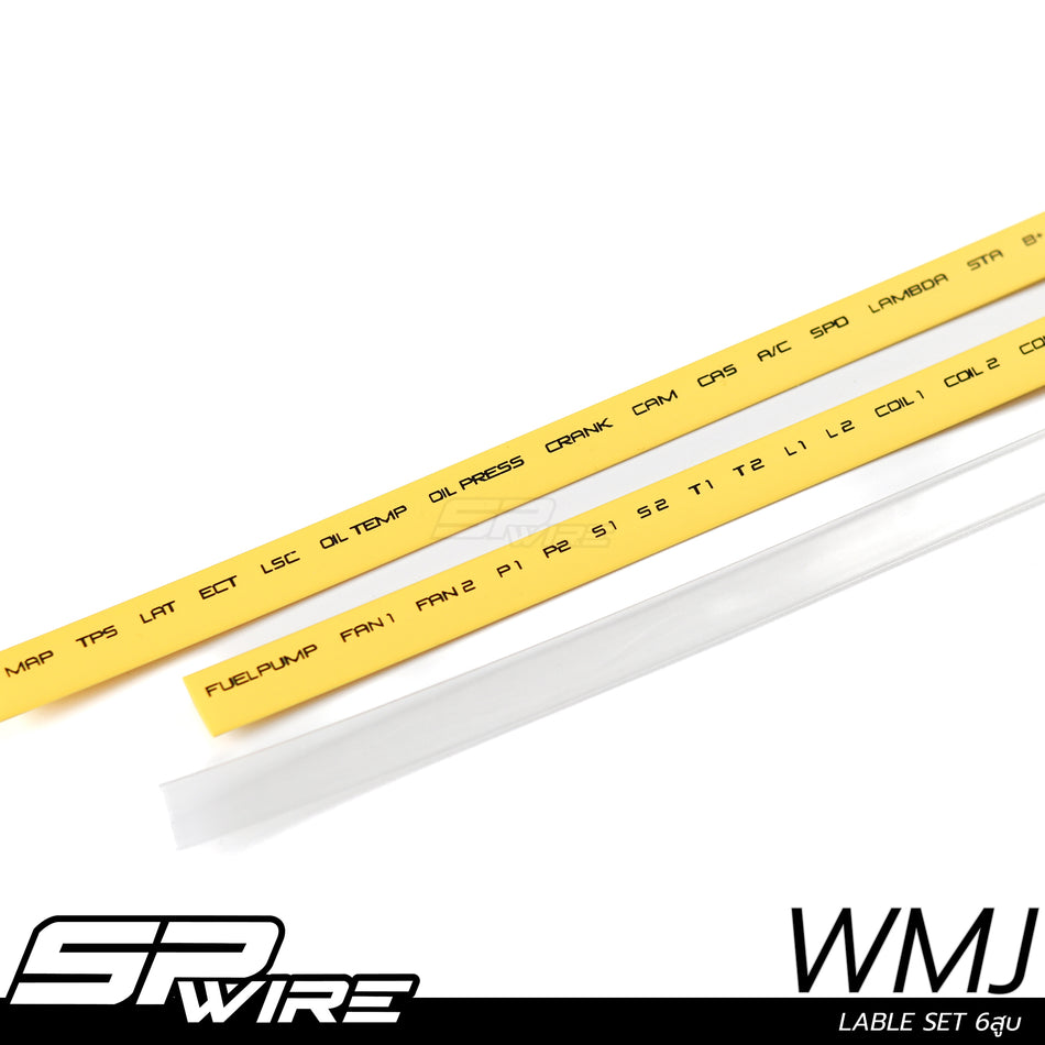 WMJ #LABLE SET 6สูบ