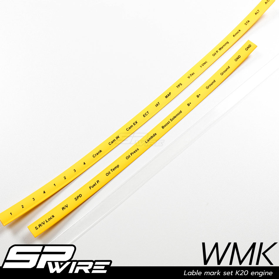 WMK #Lable mark set K20 engine