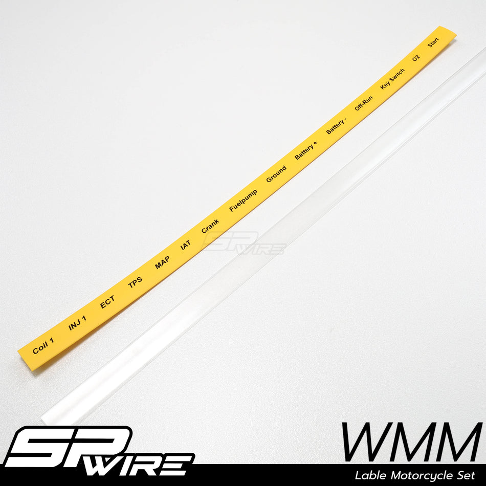 WMM #Lable Motorcycle Set